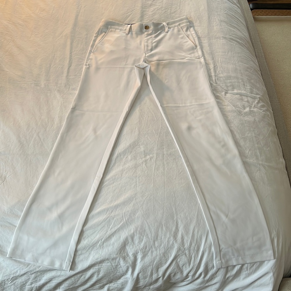 Vineyard vines links performance golf pants 30x34 white